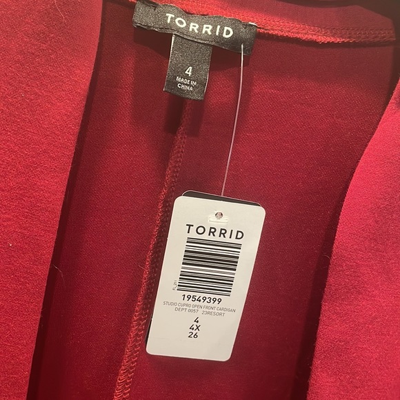 Torrid Open Front Cardigan - Picture 2 of 12